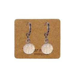 EAR MINTS Flat Disc Huggie Earrings Earrings - Zabecca Living