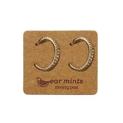 EAR MINTS Grooved Hoop Earrings Earrings - Zabecca Living