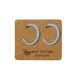 EAR MINTS Grooved Hoop Earrings Earrings - Zabecca Living