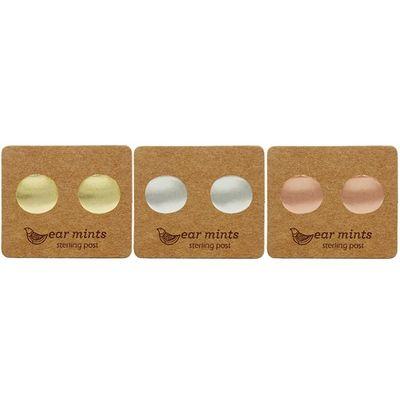 EAR MINTS Plain Disc Earrings Earrings - Zabecca Living