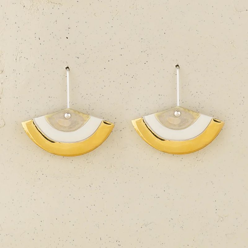 ERIN LIGHTFOOT Fan Drop Earrings Earrings - Zabecca Living