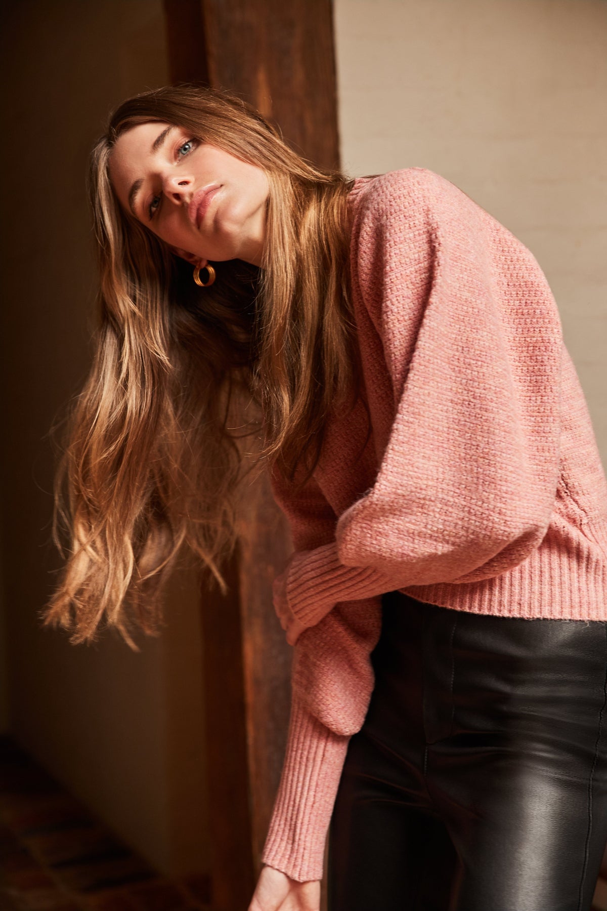 ESMAEE Arctic Jumper - Pink Marle Jumpers + Knitwear - Zabecca Living