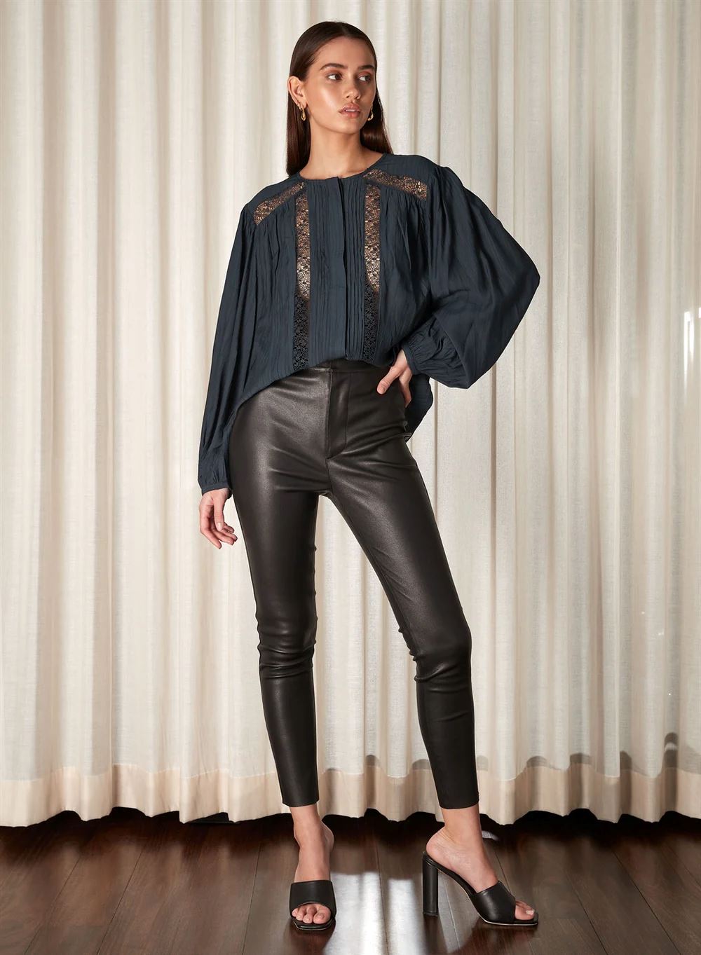 ESMAEE Azura Blouse - Petrol Shirts & Blouses - Zabecca Living