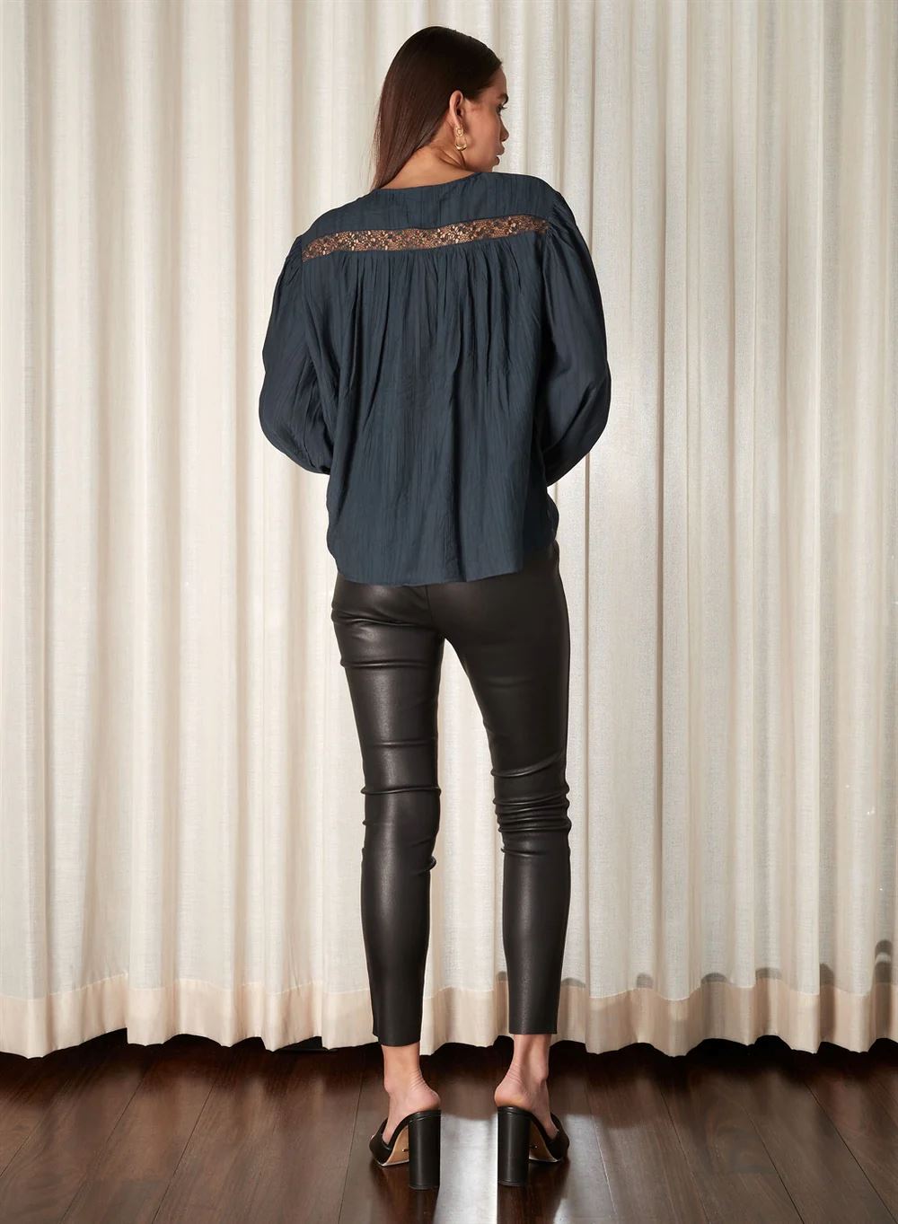 ESMAEE Azura Blouse - Petrol Shirts & Blouses - Zabecca Living