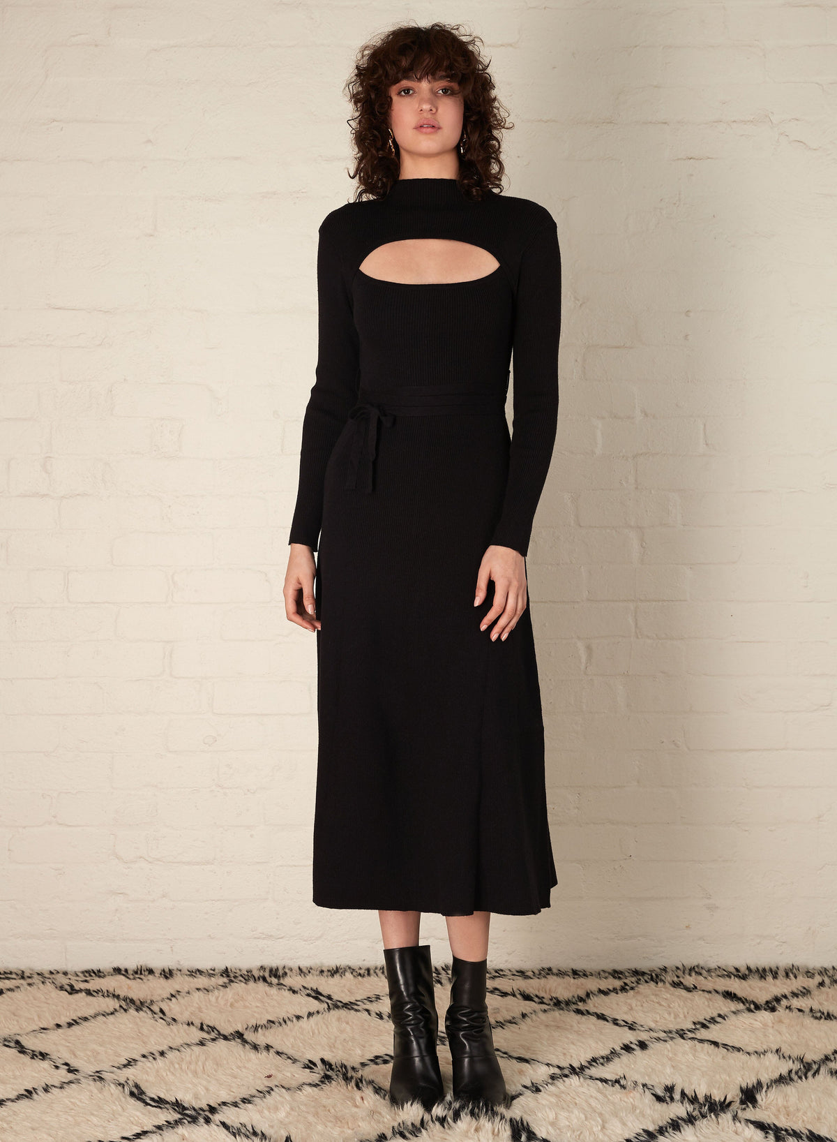 ESMAEE Cara Knit Dress - Black Dress - Zabecca Living