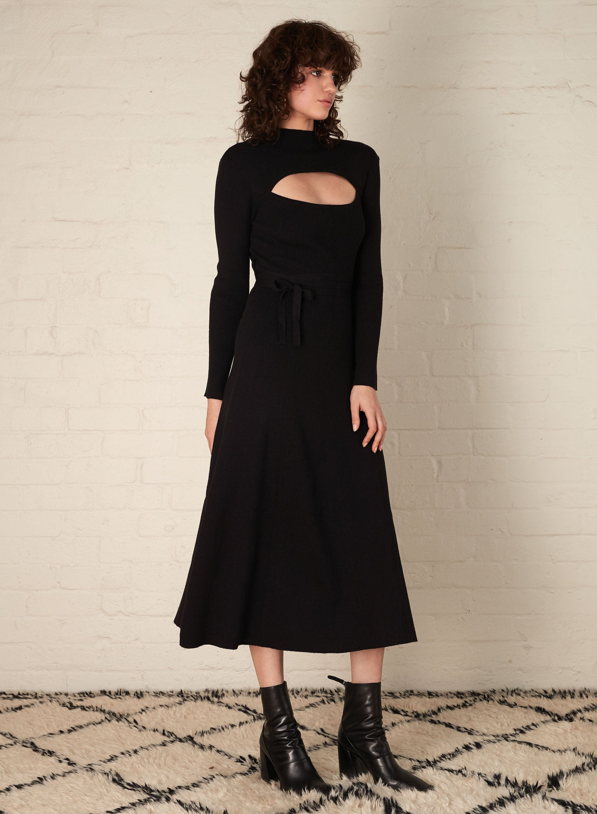 ESMAEE Cara Knit Dress - Black Dress - Zabecca Living