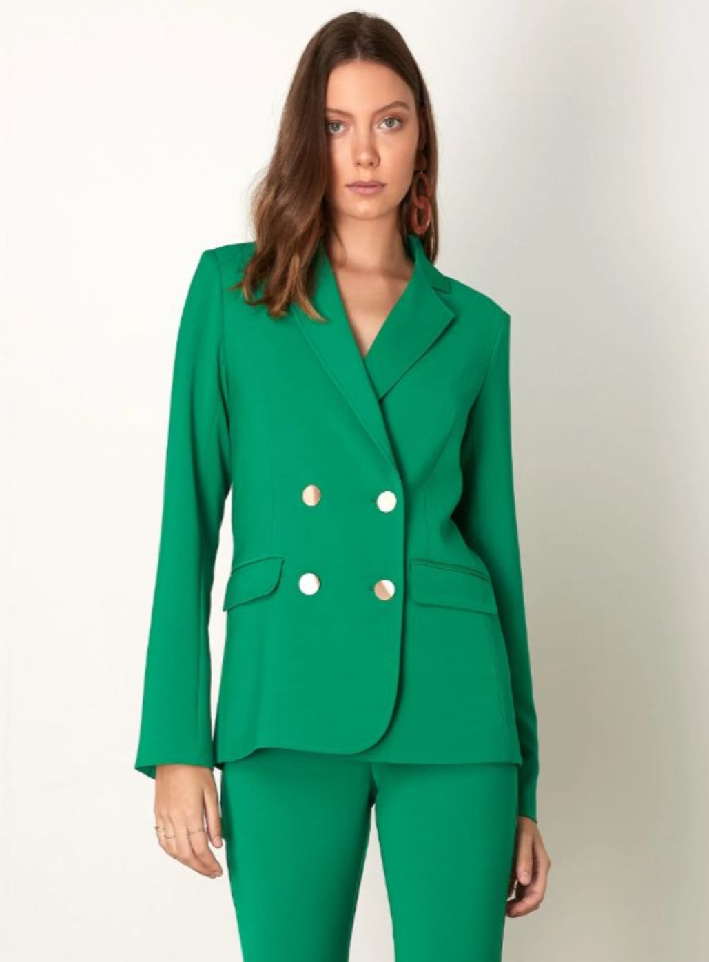 ESMAEE Dawson Blazer - Emerald JACKET - Zabecca Living