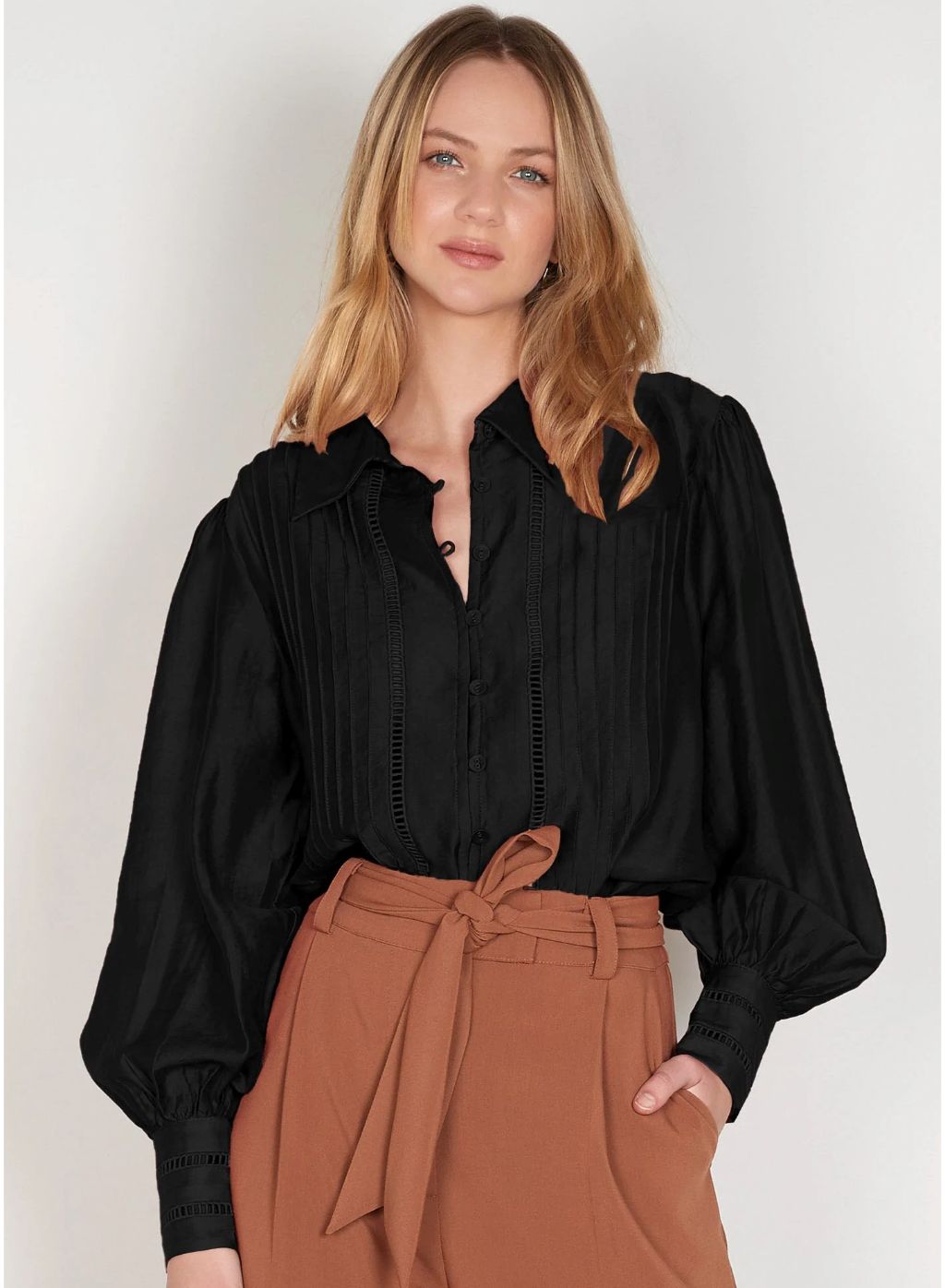 ESMAEE Mara Shirt - Black Shirts & Blouses - Zabecca Living