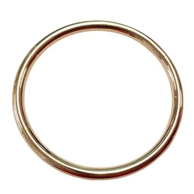 FABIENNE Plain Metal Bangle - Gold BRACELET - Zabecca Living