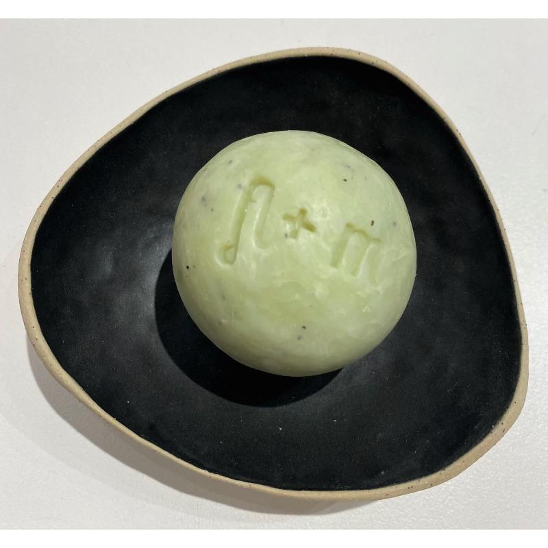 FLORENCE & MYRTLE Handrolled Soap Ball - Eucalyptus Green Tea SOAP - Zabecca Living