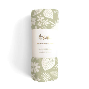 FOX & FALLOW Zanzibar Organic Muslin Wrap Swaddle BABY (0-12 Mths) - Zabecca Living