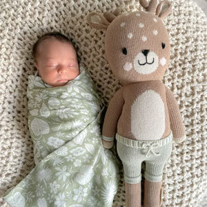 FOX & FALLOW Zanzibar Organic Muslin Wrap Swaddle BABY (0-12 Mths) - Zabecca Living