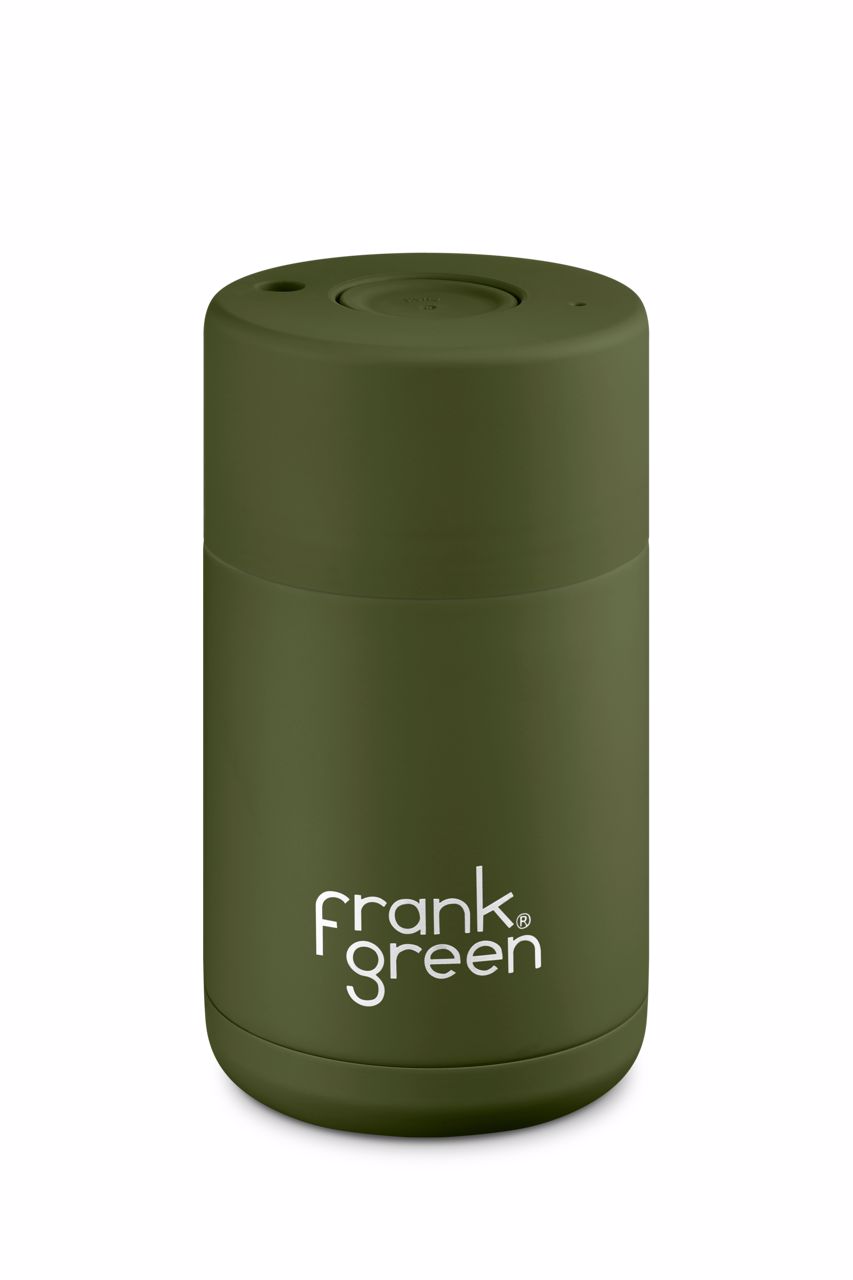 FRANK GREEN 10oz / 295ml Ceramic Reusable Cup - Khaki COFFEE, TEA & DRINKS - Zabecca Living