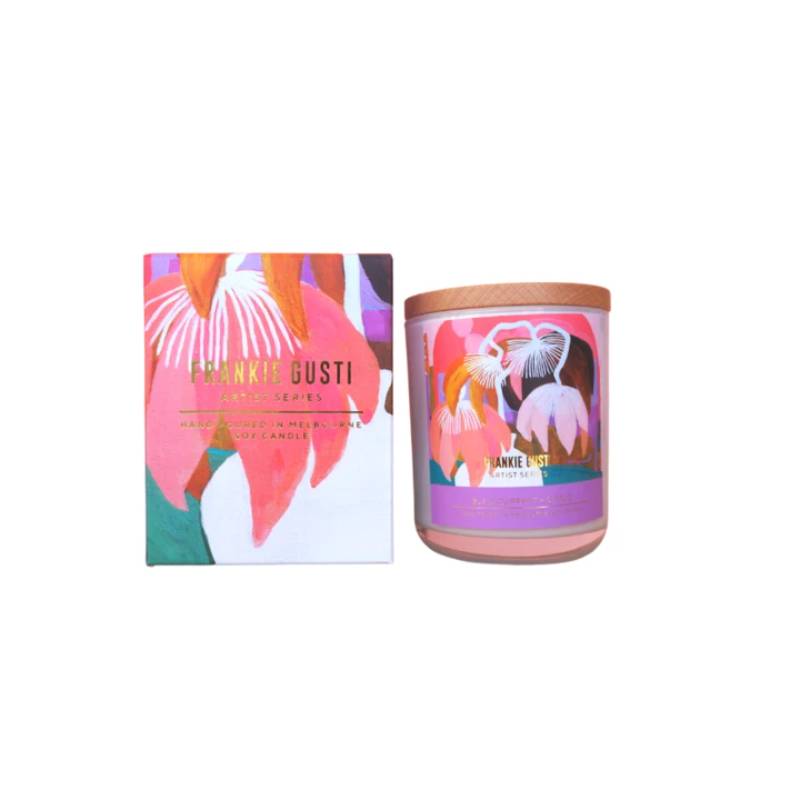 FRANKI GUSTI Artist Series - Blackcurrant and Citrus CANDLE - Zabecca Living
