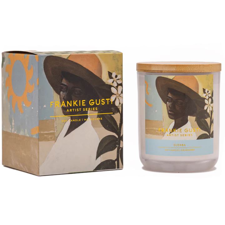 FRANKI GUSTI Artist Series Candle - Djerba CANDLE - Zabecca Living