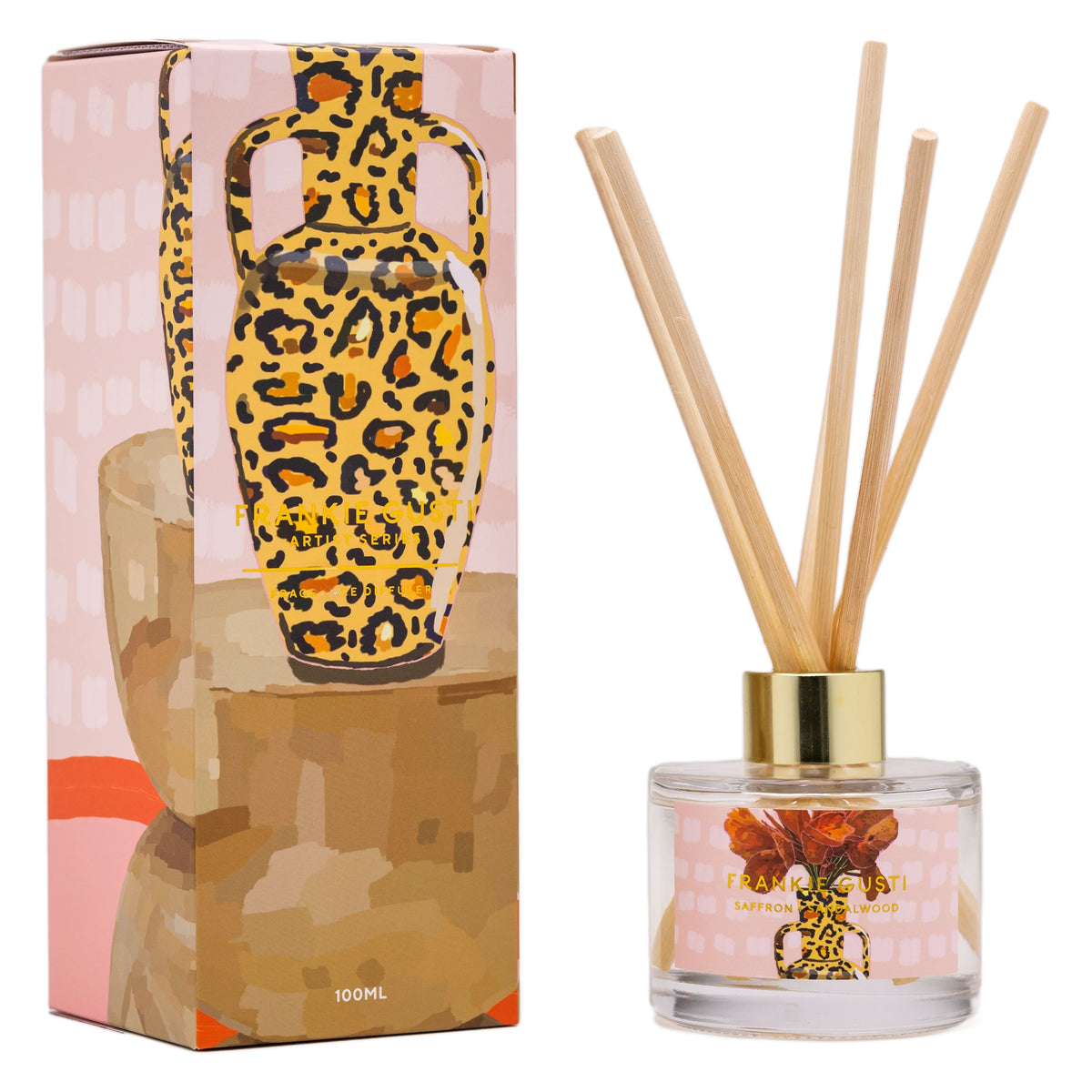 FRANKI GUSTI Artist Series Diffuser - Saffron + Sandalwood DIFFUSER - Zabecca Living