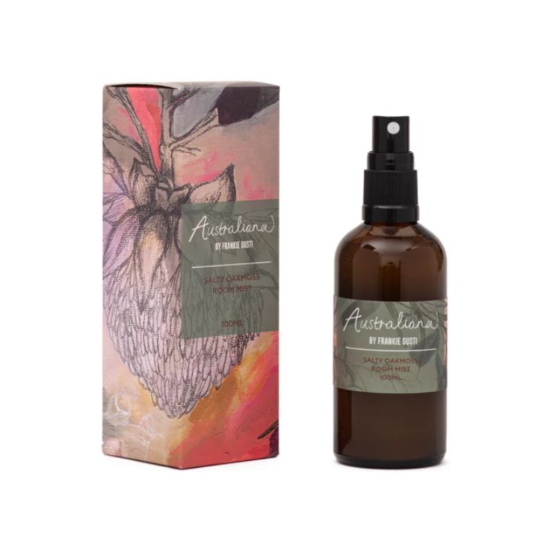 FRANKIE GUSTI Australiana Room Mist - Salty Oakmoss Room Spray - Zabecca Living
