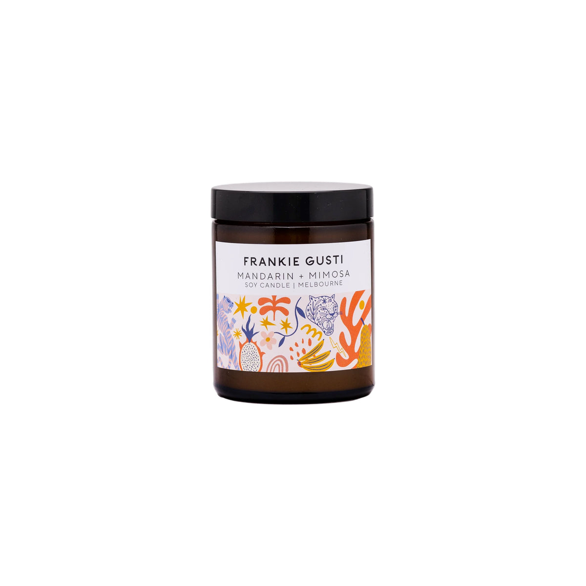 FRANKIE GUSTI Honeys Little Candle - Mandarin & Mimosa CANDLE - Zabecca Living
