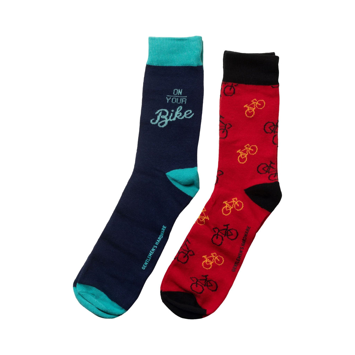 GENTLEMEN'S HARDWARE Bike Socks - Set of 2 MENS SOCKS - Zabecca Living