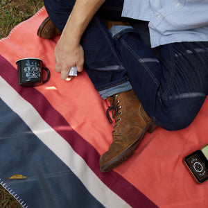 GENTLEMEN'S HARDWARE Rolled Outdoor Blanket with Carry Handles PICNIC & HOLIDAYS - Zabecca Living