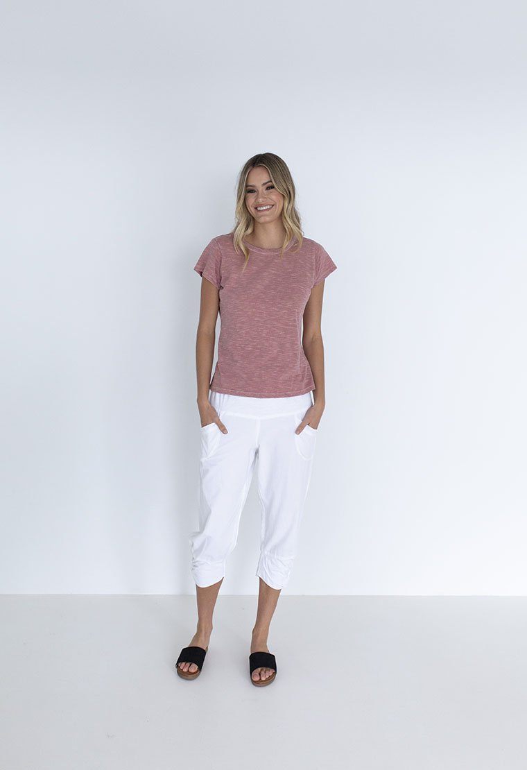 HUMIDITY LIFESTYLE Castaway Pants - White WOMENS PANTS - Zabecca Living