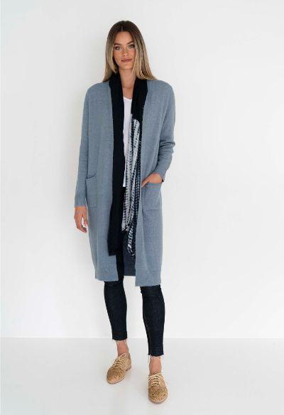 HUMIDITY LIFESTYLE Crystal Cardi - Dove Blue Cardigan - Zabecca Living