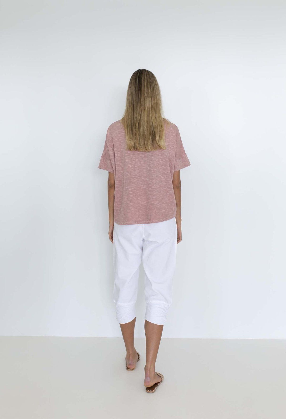 HUMIDITY LIFESTYLE Dippy Tee - Blush Tees - Zabecca Living