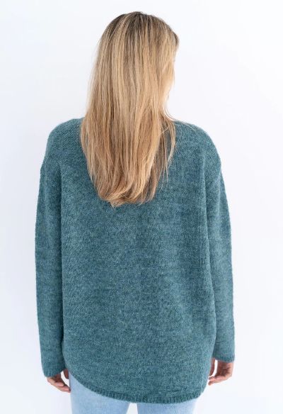 HUMIDITY LIFESTYLE Eva Jumper - Azure Jumpers + Knitwear - Zabecca Living
