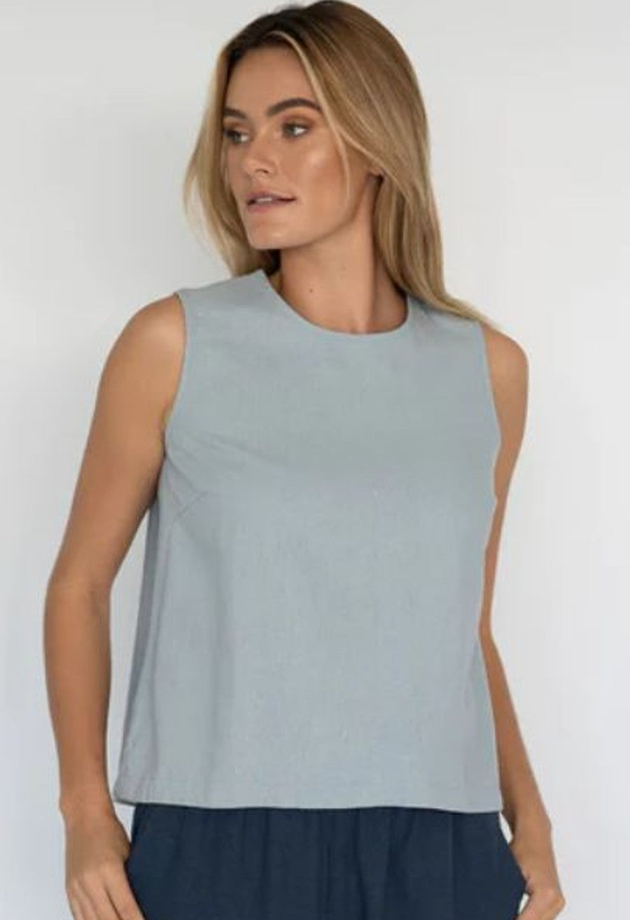 HUMIDITY LIFESTYLE Jade Top - Seafoam Shirts & Blouses - Zabecca Living