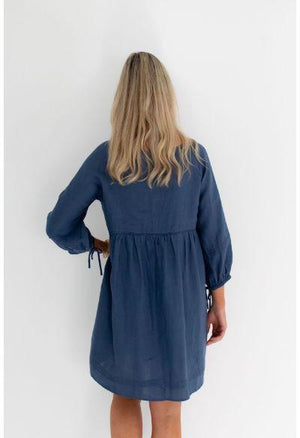 HUMIDITY LIFESTYLE Jasmine Dress - Navy DRESS - Zabecca Living