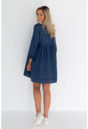 HUMIDITY LIFESTYLE Jasmine Dress - Navy DRESS - Zabecca Living