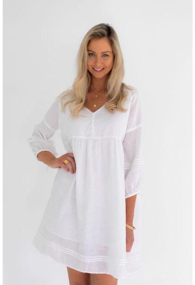 HUMIDITY LIFESTYLE Jasmine Dress - White DRESS - Zabecca Living