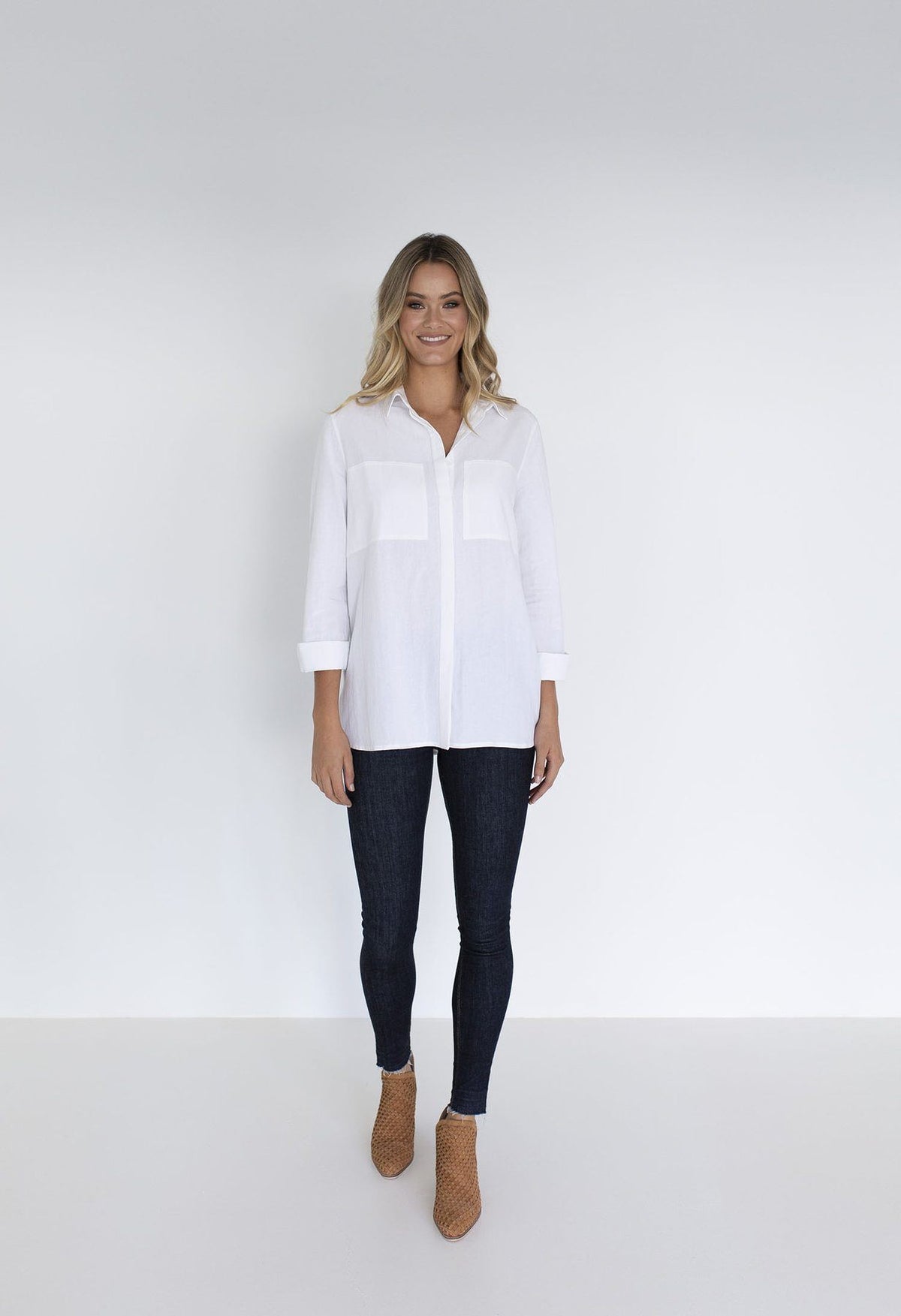 HUMIDITY LIFESTYLE Lover Shirt - White Shirts & Blouses - Zabecca Living