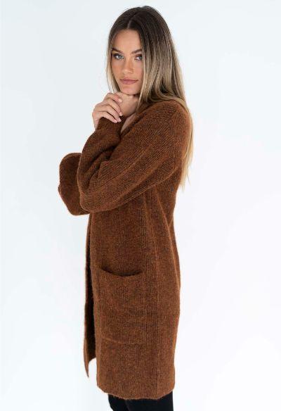HUMIDITY LIFESTYLE Lumi Cardigan - Rust Cardigan - Zabecca Living