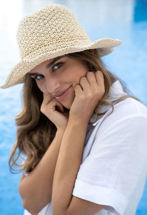 HUMIDITY LIFESTYLE Seaside Bucket Hat - Natural HAT - Zabecca Living