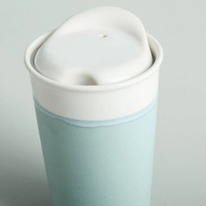 INDIGO LOVE It's a Keeper Tall Ceramic Cup - Marine DRINKWARE - Zabecca Living