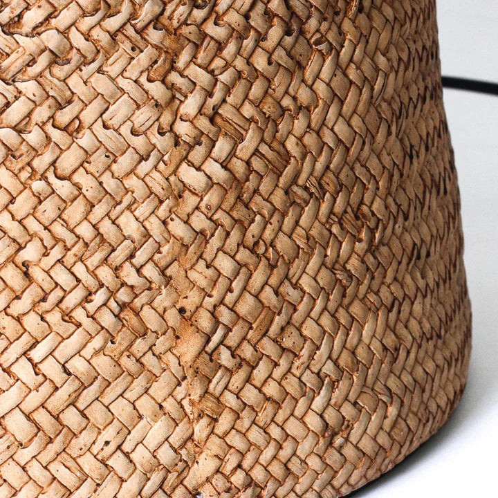 Large seagrass table online lamp