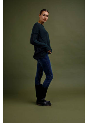 INZAGI Tokyo Knit - Green Jumpers + Knitwear - Zabecca Living