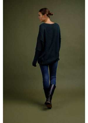 INZAGI Tokyo Knit - Green Jumpers + Knitwear - Zabecca Living