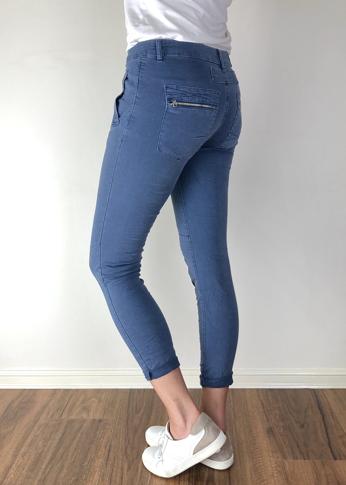 ITALIAN STAR Button Jeans - Airforce JEANS - Zabecca Living