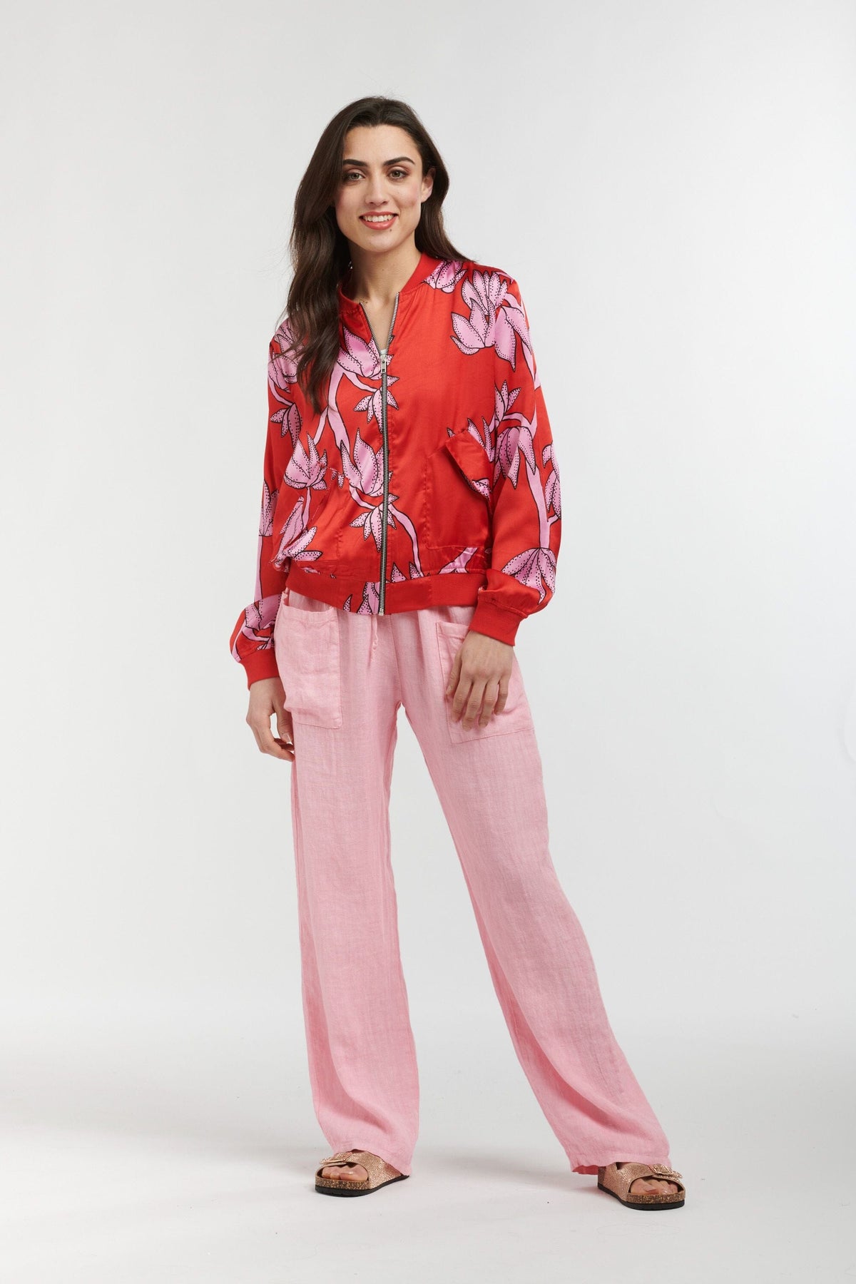 ITALIAN STAR Cafe Jacket - Red Jackets + Coats - Zabecca Living