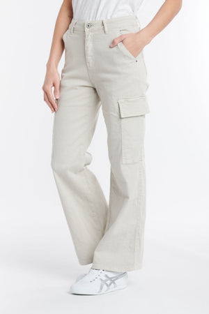 ITALIAN STAR Cargo Pant - Beige PANTS - Zabecca Living