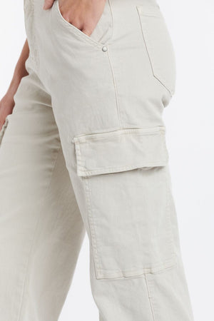 ITALIAN STAR Cargo Pant - Beige PANTS - Zabecca Living