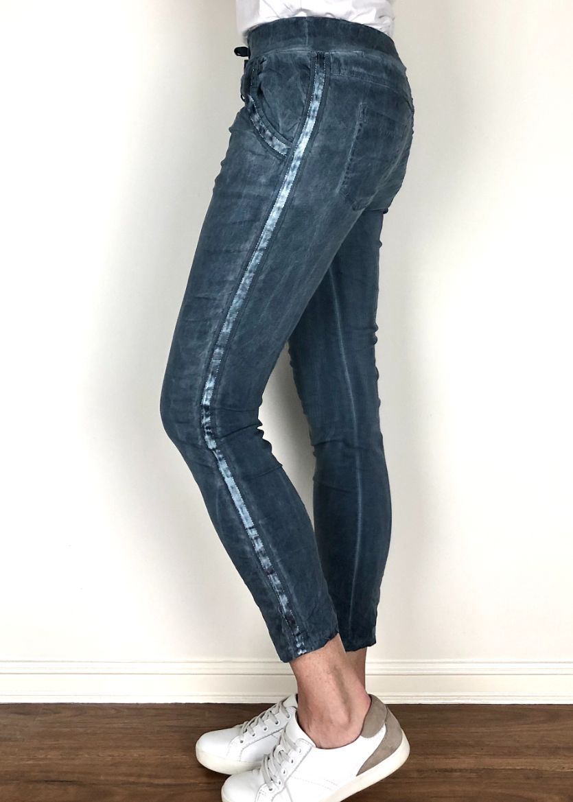 ITALIAN STAR Easywear Pant - Jean Blue Jeans - Zabecca Living