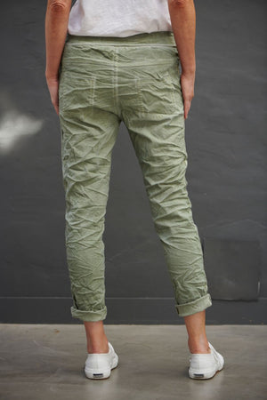 ITALIAN STAR Easywear Pants - Moss PANTS - Zabecca Living