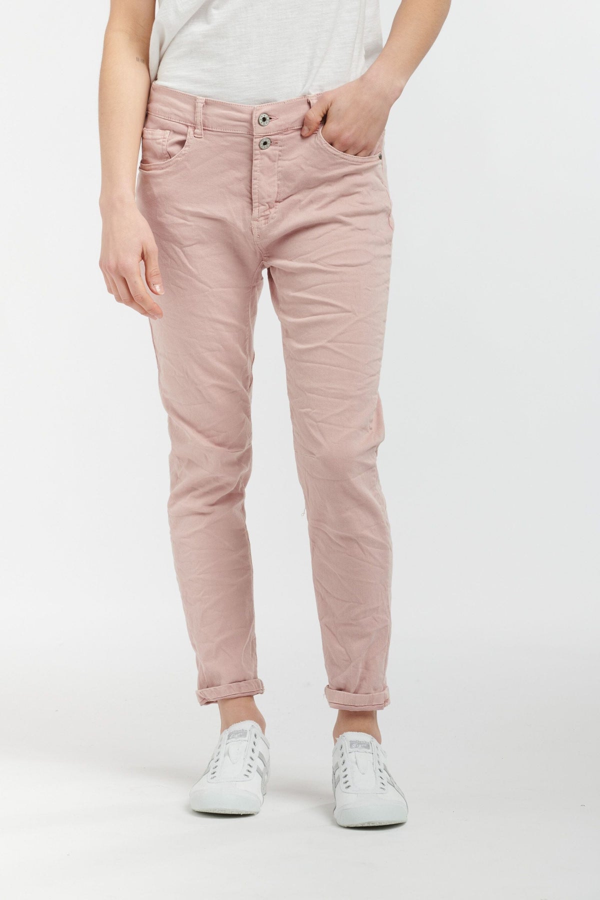 ITALIAN STAR Emma Stretch Jeans - Musk JEANS - Zabecca Living