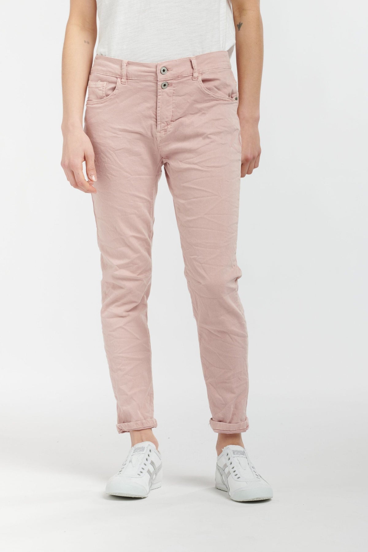 ITALIAN STAR Emma Stretch Jeans - Musk JEANS - Zabecca Living