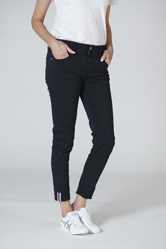 ITALIAN STAR Polo Jean - Black PANTS - Zabecca Living