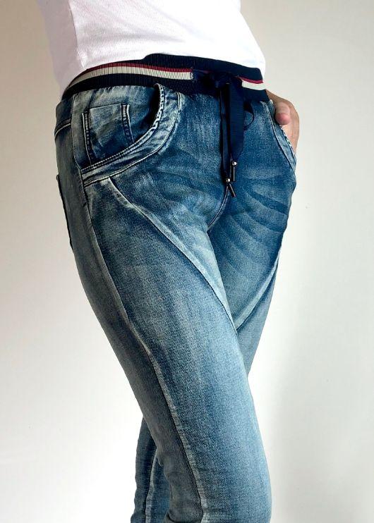 ITALIAN STAR Ralph Jogger Jeans - Denim JEANS - Zabecca Living