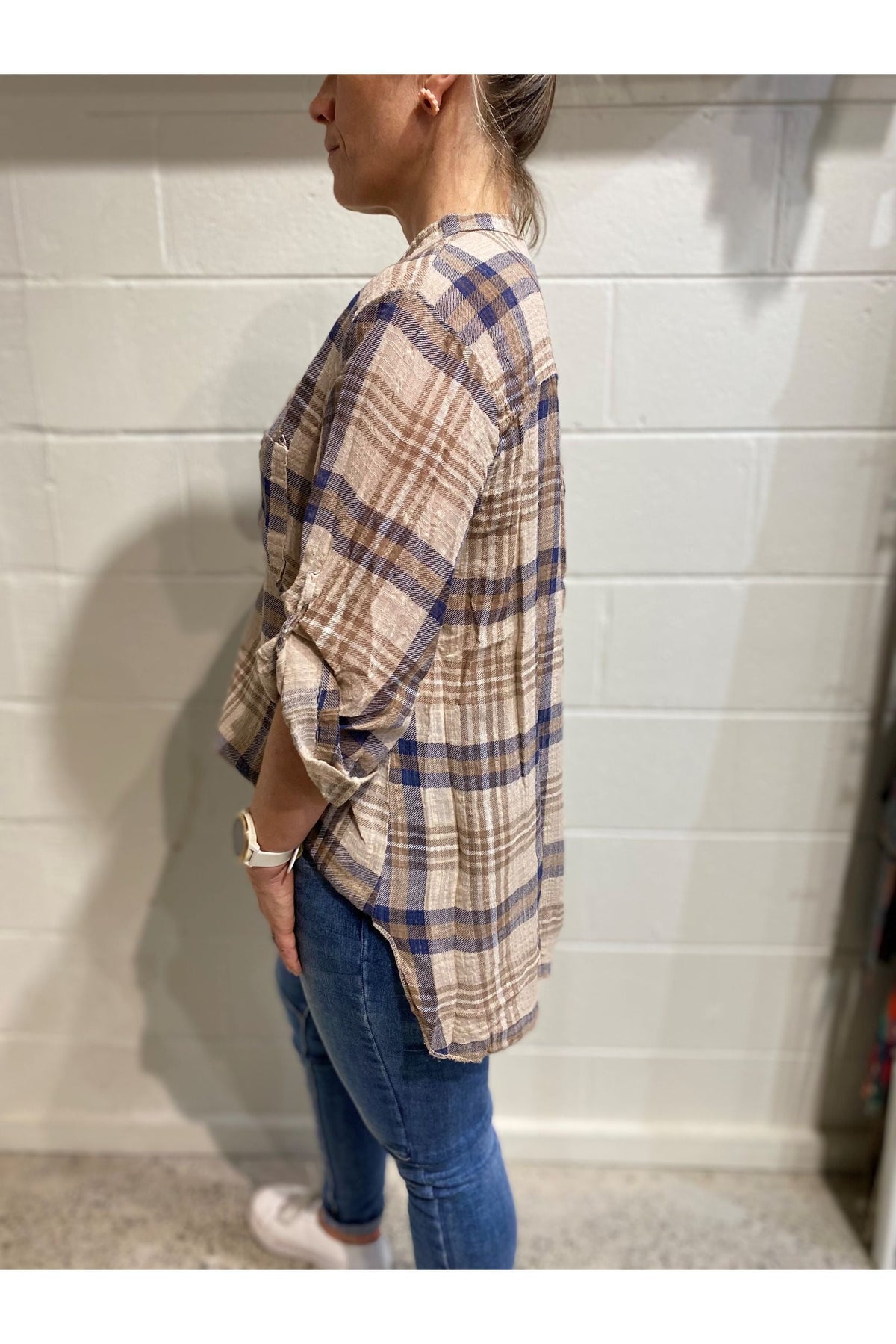 ITALIAN STAR Rodeo Shirt - Cammello Shirts & Blouses - Zabecca Living